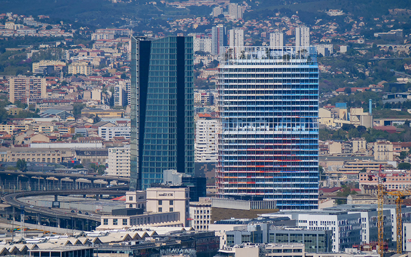 Photo panoramique de Marseille zone à fort potentiel pour l’immobilier patrimonial