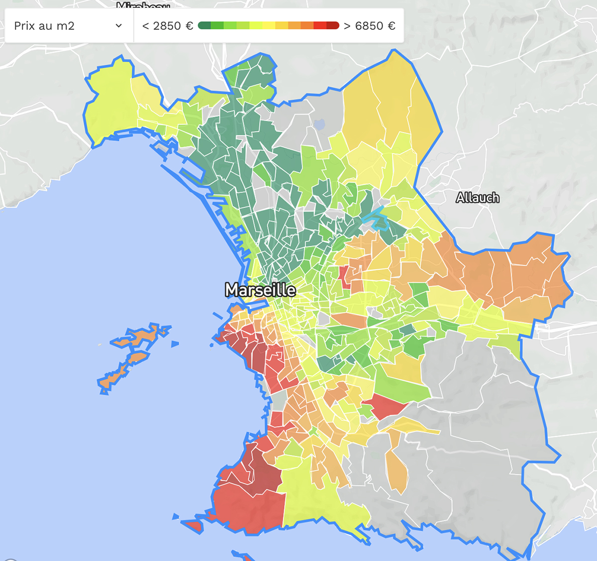 prix de l'immobilier à Marseille octobre 2026
